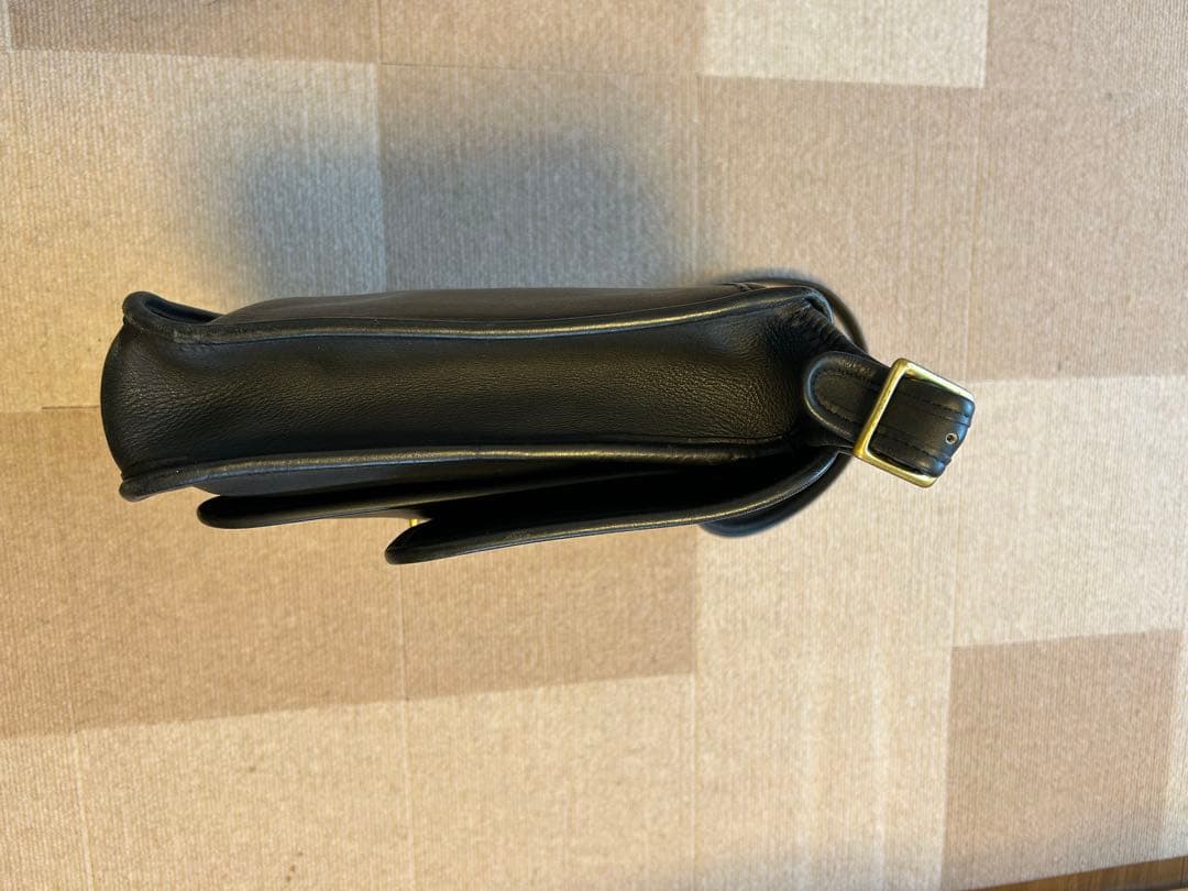 COACH 5180 ブラックレザー ショルダーバッグ