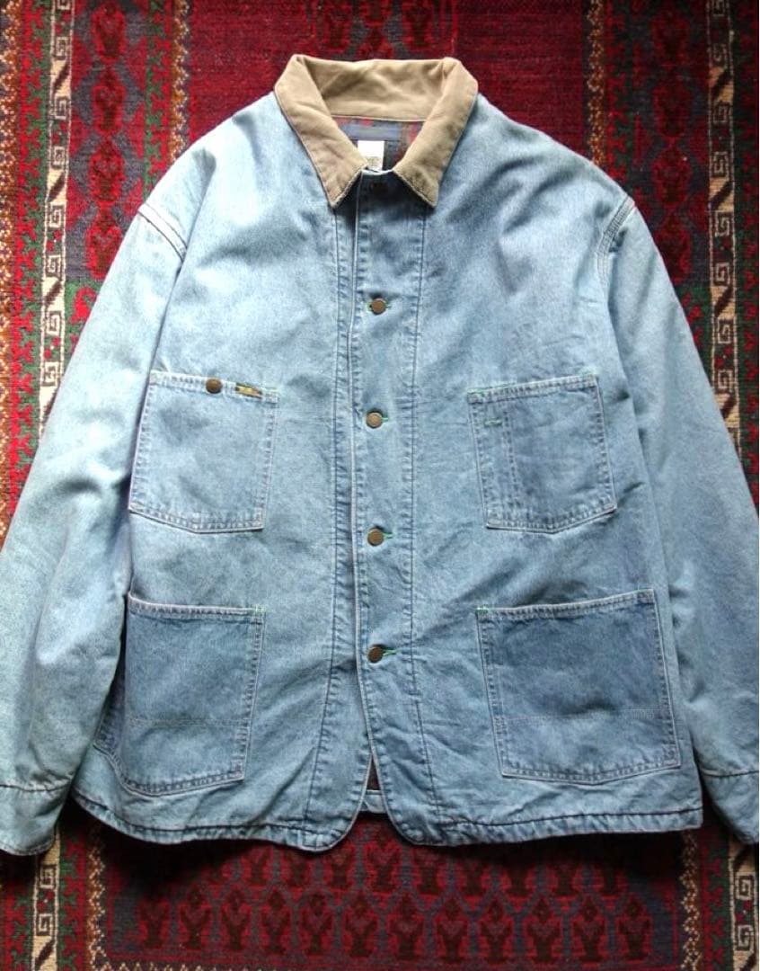 OSHKOSH デニム カバーオール ブランケット48R オシュコシュUSA製