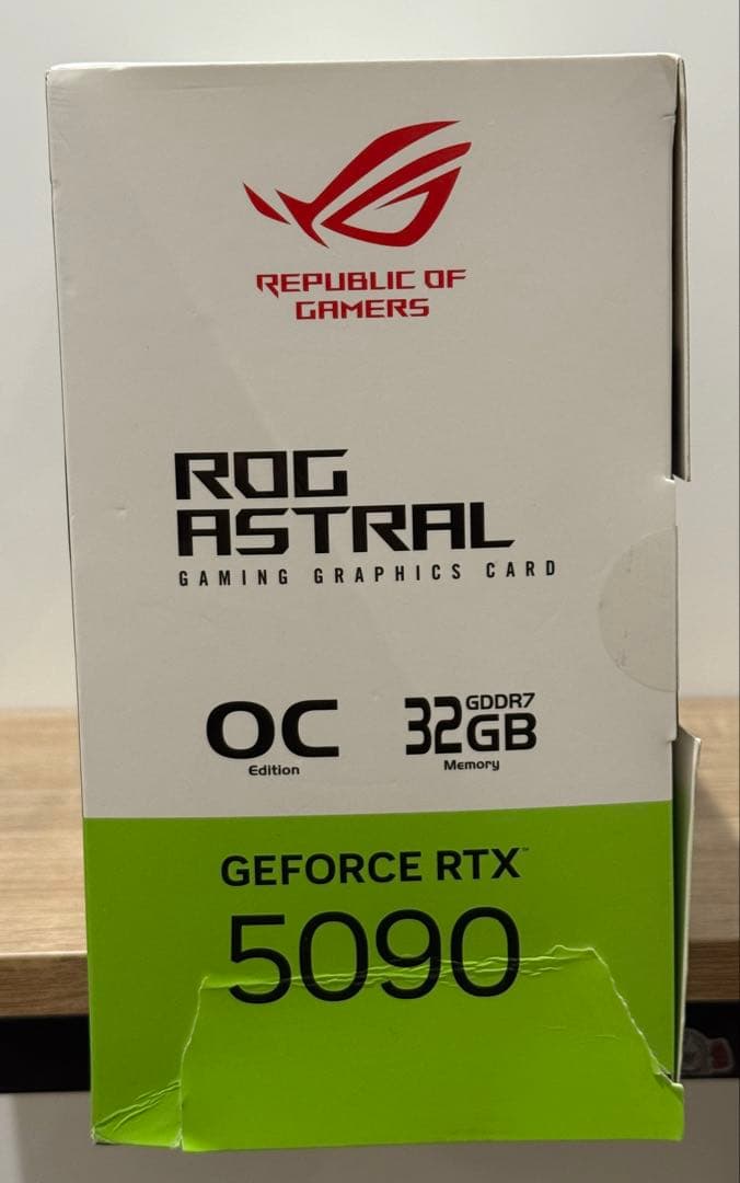 【未開封】ASUS ROG-ASTRAL-RTX5090 OC GAMING