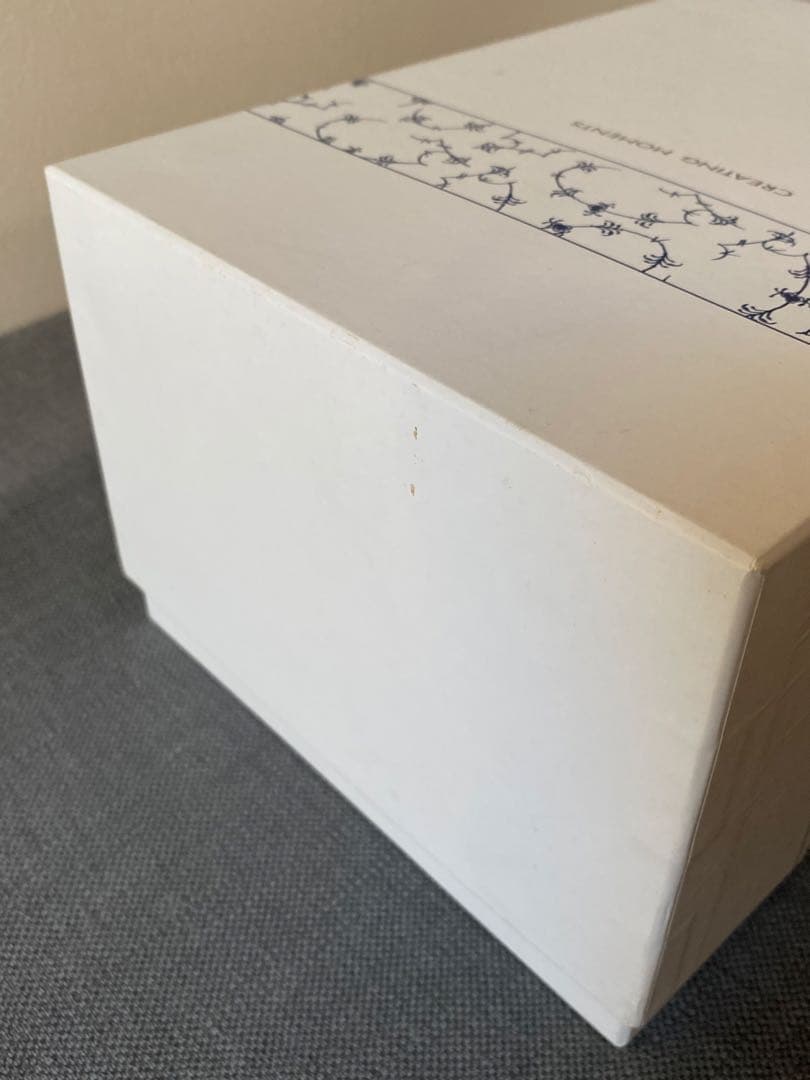 新品未使用　ロイヤルコペンハーゲン クリスタル フラワーベース 花瓶　フランス製