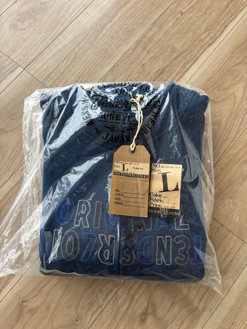 トップス tenderloin mock neck sweat zip-up