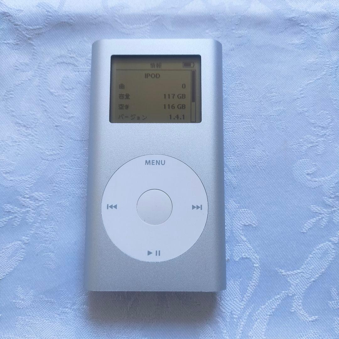 【美品】【大容量化】iPod mini 第2世代 シルバー 128GB