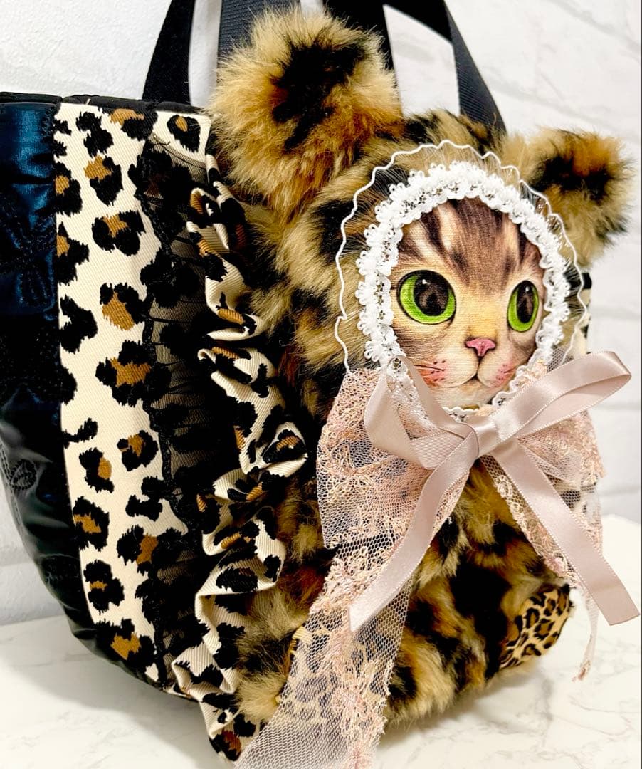 ゆ*ら様 ♡コヤンイサムチョン♡着ぐるみサンダーちゃん♡レオパード♡ラウンドトー