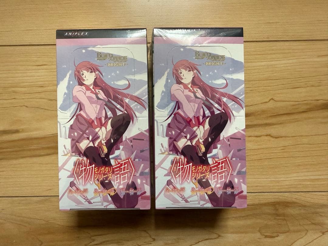 新品未開封シュリンク付　ビルディバイド　化物語　2BOX