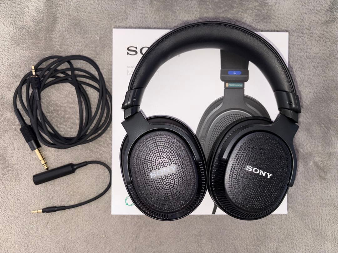 SONY MDR-MV1 有線ヘッドホン バランス接続ケーブル付き