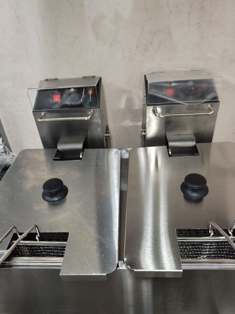 ステンレス製 電気フライヤー