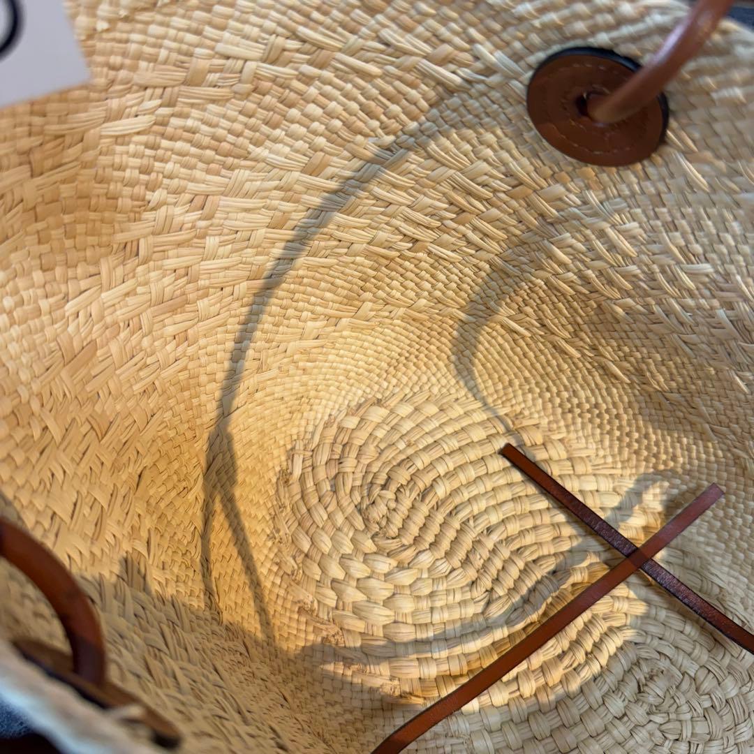 極美品　ロエベ　LOEWE アナグラム　バスケット　スモール