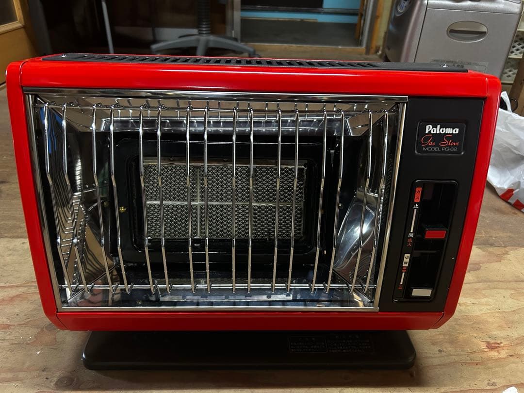 Paloma ガスストーブ 赤　昭和レトロ