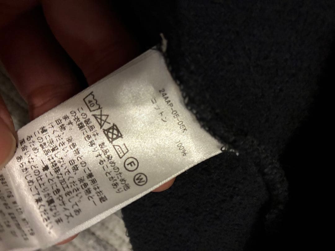 トップス APRESSE VintageSweatshirt size4 BLACK