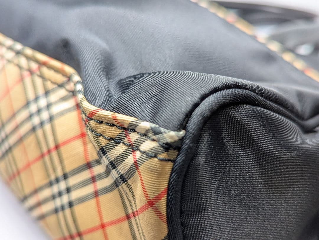 ✨希少廃盤✨バーバリー ノバチェック ミニボストン ハンドバッグ ポーチ