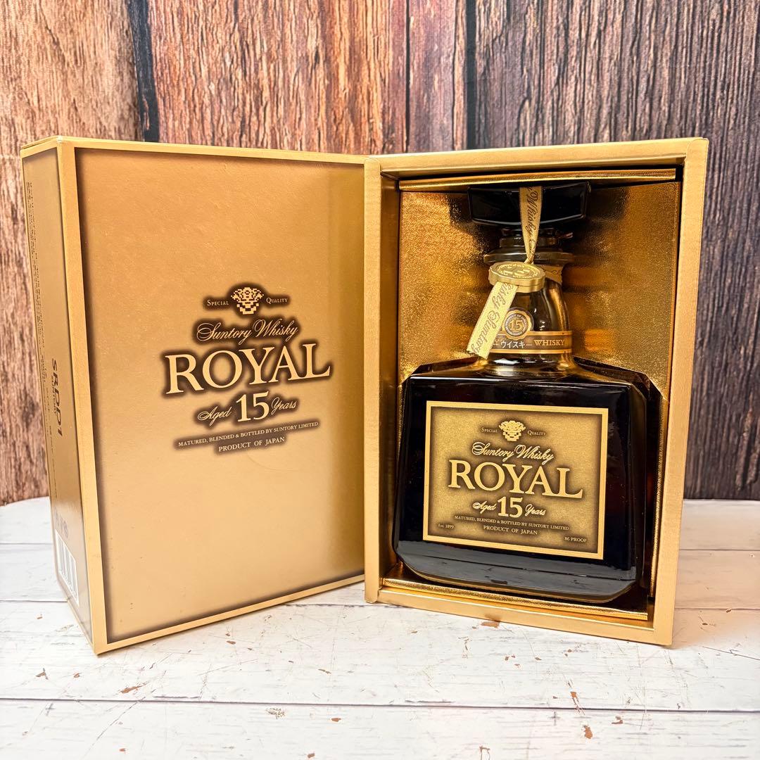 ⑤未開栓 SUNTORY  サントリーローヤル 15年 ゴールドラベル