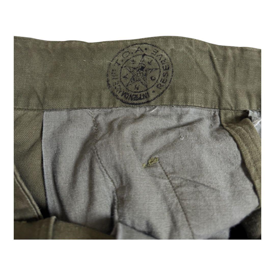[最初期] フランス軍 M47 カーゴパンツ 前期 3つボタン メタルボタン