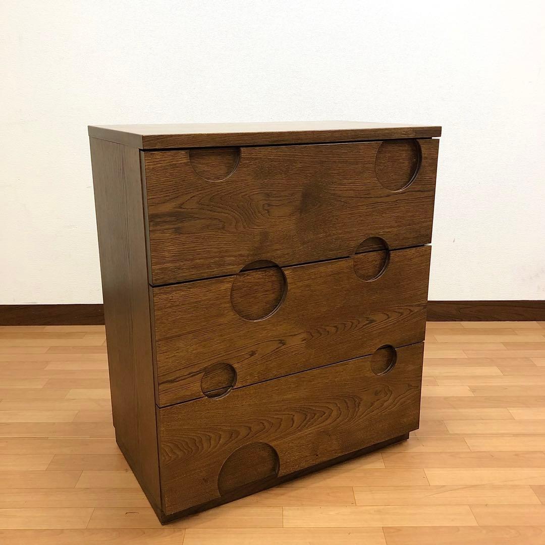 葉山ガーデン 葉山家具 水玉チェスト タモ アッシュ材 引出し