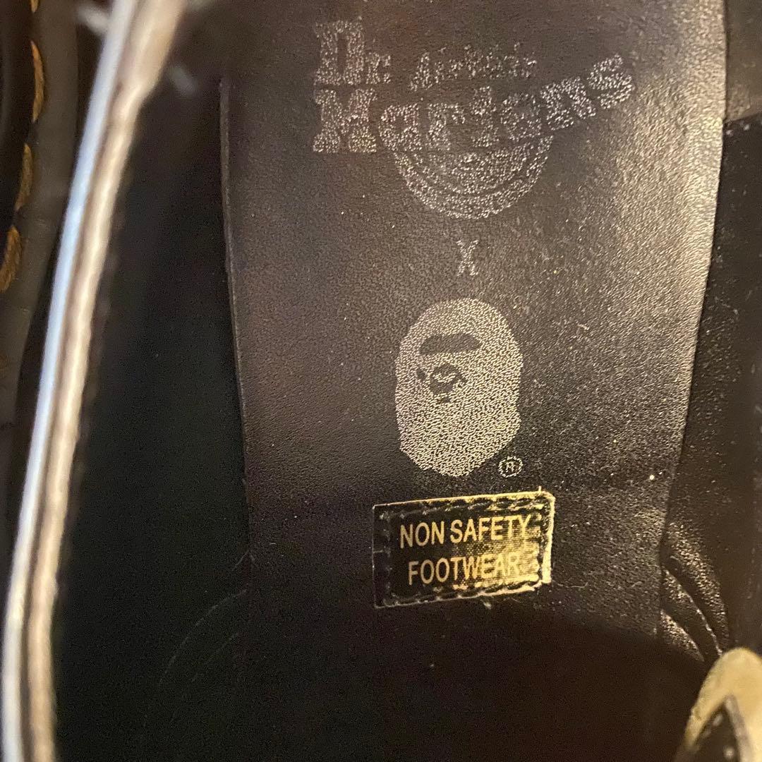 Dr.Martens BAPE コラボ UK 8 / 42 スチールトウ 中古