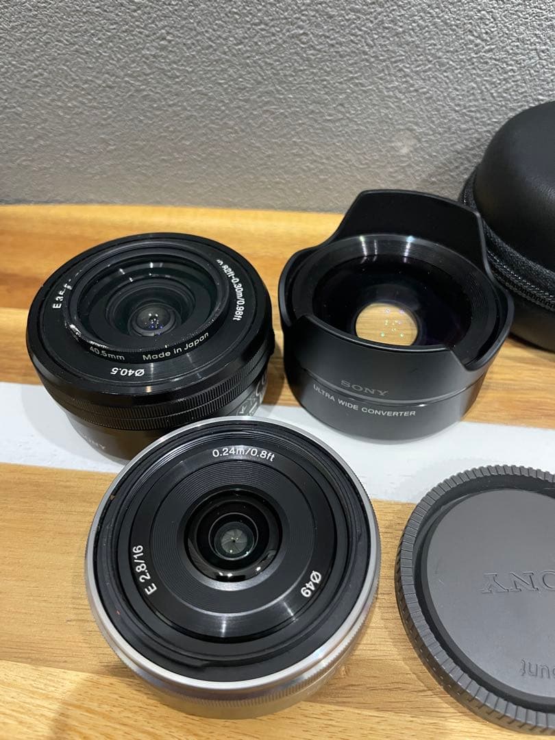 sony α6000 ミラーレス一眼 ズームレンズ ワイドコンバータ ガンマイク