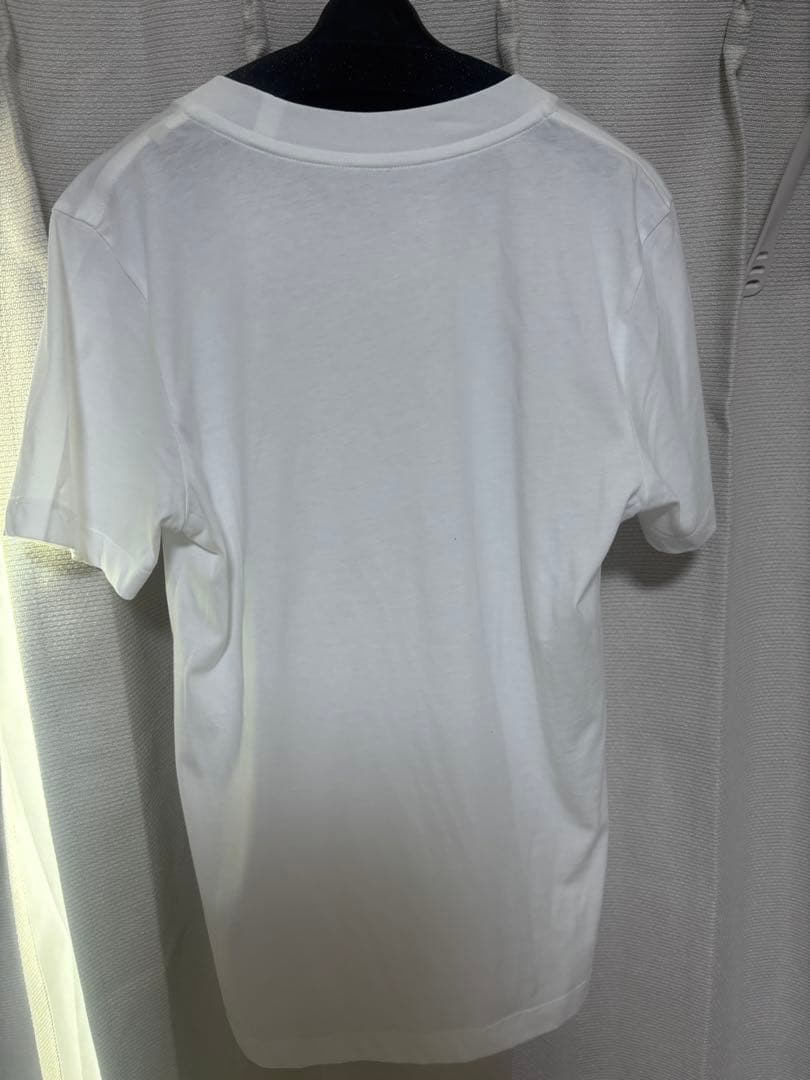 MONCLER ホワイト ロゴ Tシャツ