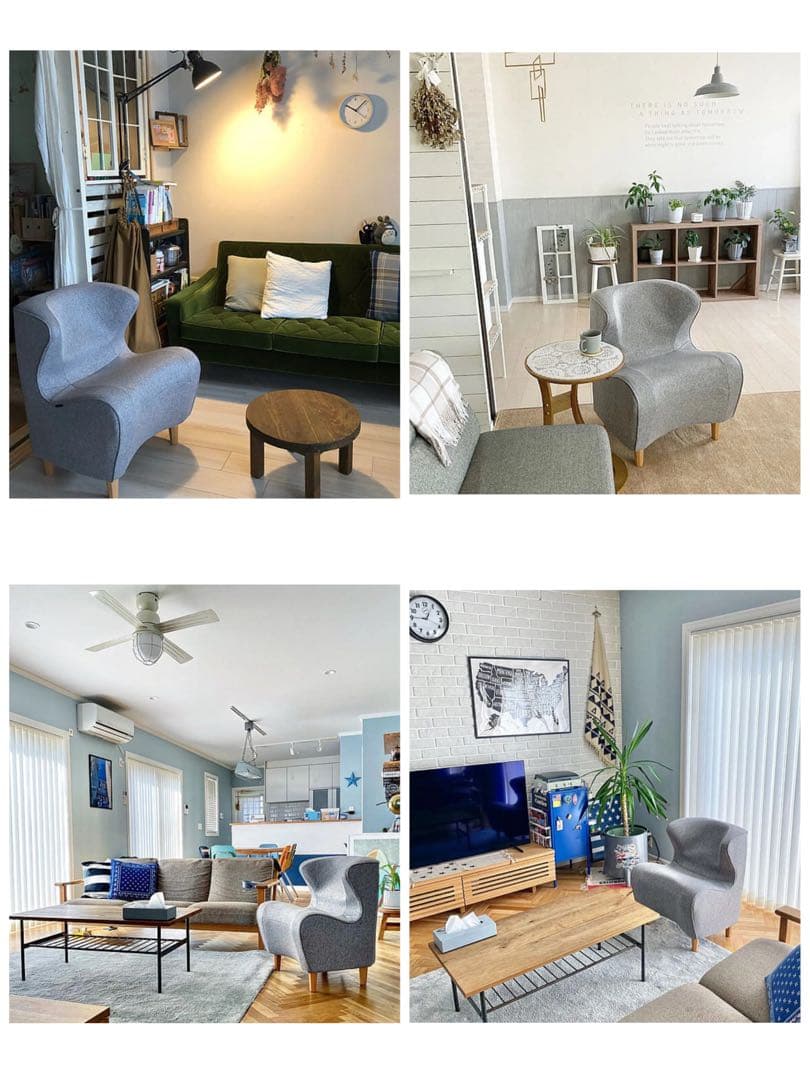 極美品 MTG Style Chair DC スタイルチェア ディーシー グレー