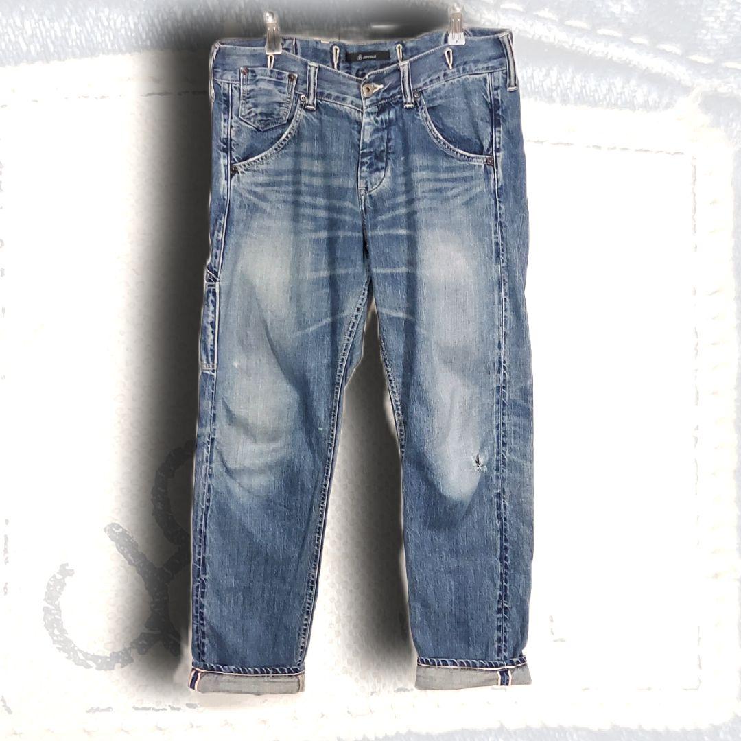 JOHNBULLライトオンスデニムビンテージ加工ペインターパンツ M 大戦