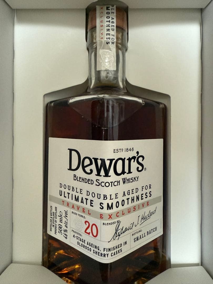 デュワーズ ダブルダブル 20年 500ml