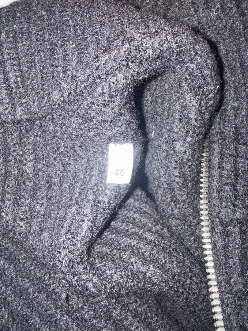 Dolce & Gabbana archiveハーフジップリブニットセーター