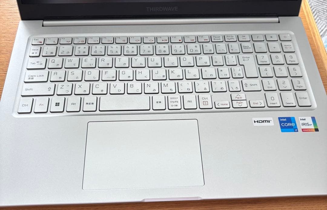 【定価130,980円】高性能ノートPC（THIRDWAVE DX-R7）