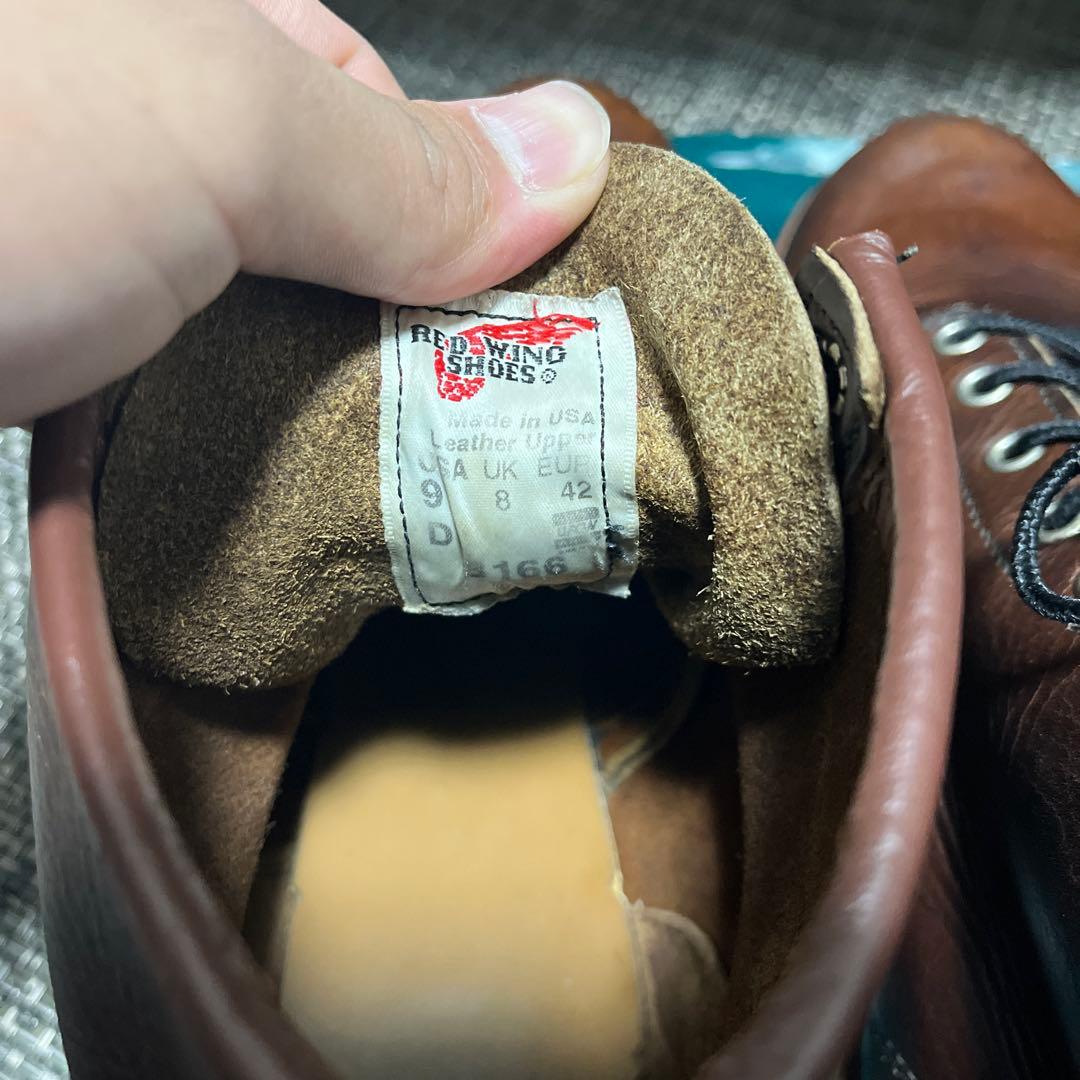 RED WING レッドウィング　8166　アイリッシュセッター　シボ革