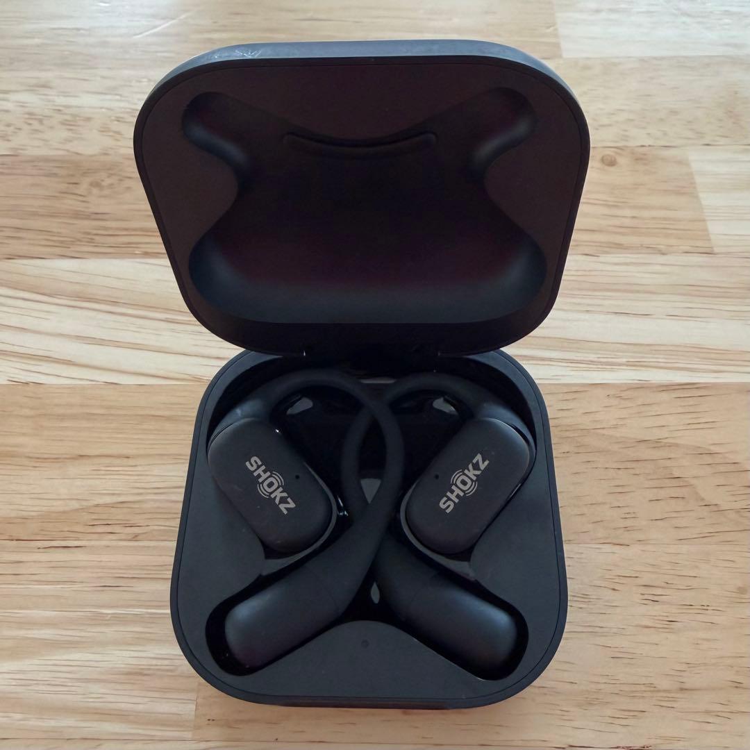 SHOKZ ワイヤレスイヤホン OPENFIT ブラック