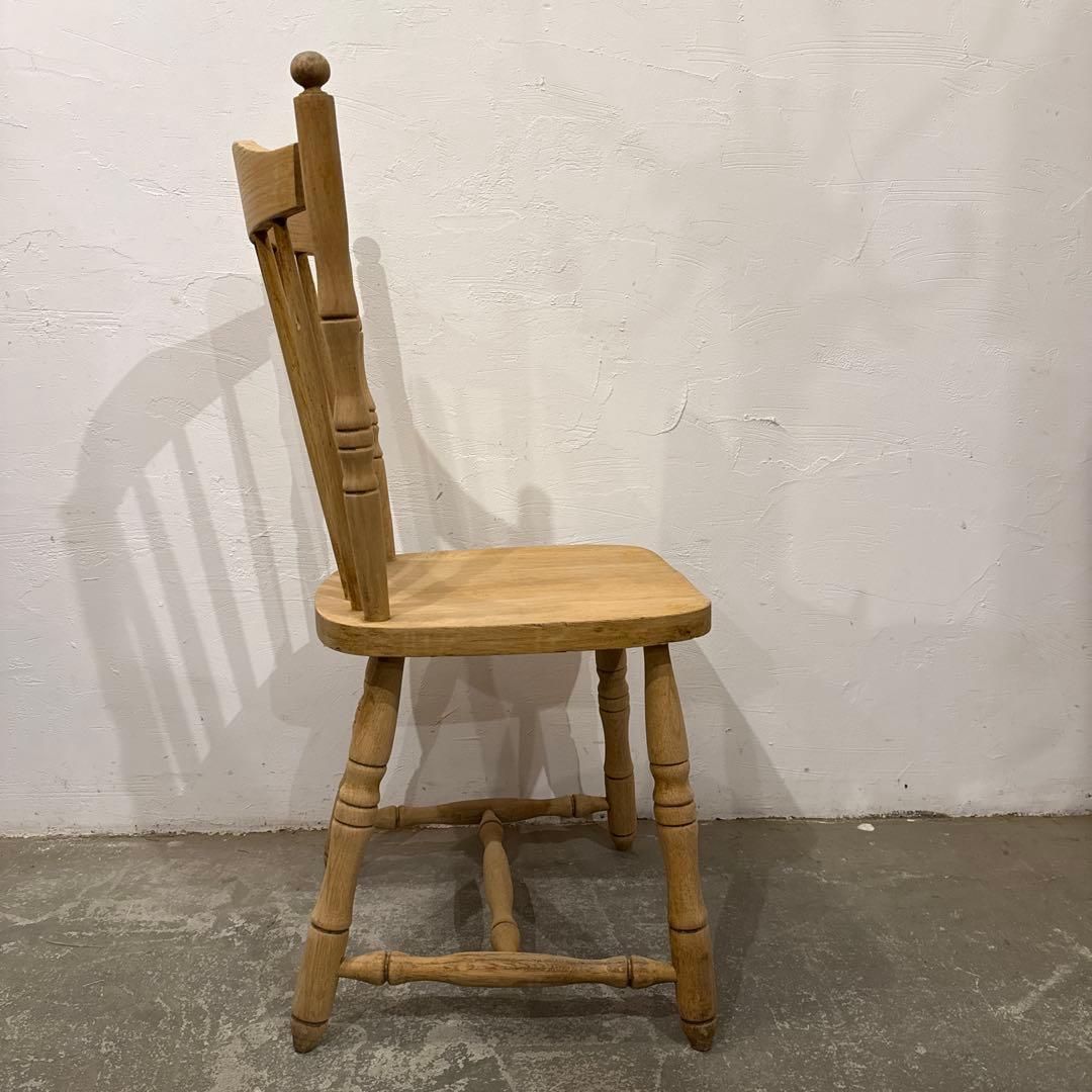 ヴィンテージ　ダイニングチェア　カフェチェア　剥離