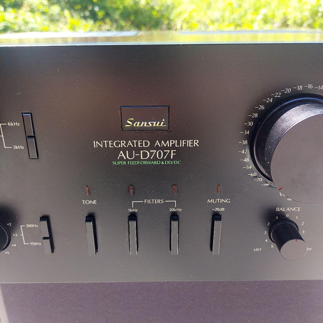 サンスイステレオアンプAU-D707F