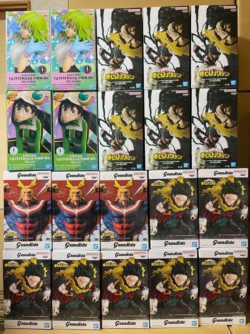 ヒロアカ　フィギュア　20個セット オールマイト　緑谷出久　葉隠透　蛙吹梅雨