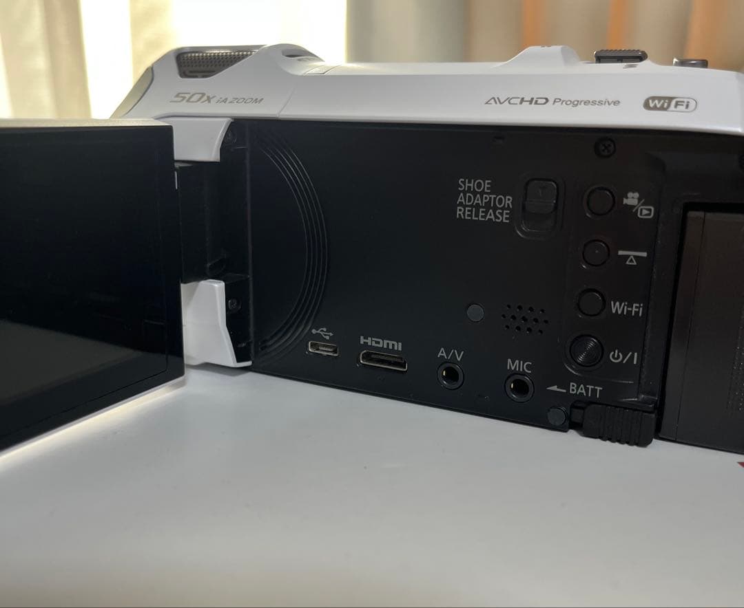 【美品】Panasonic HC-V750M-W ホワイト 32GB