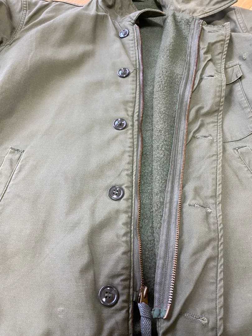 vintage US NAVY A-2ミリタリージャケット 74s Lサイズ