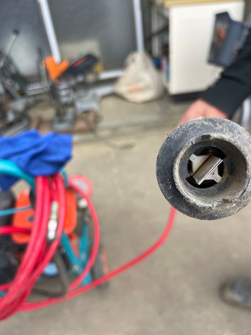 ＜中古未整備現状品＞　高圧洗浄機本体 ガソリンエンジン（クボタ）