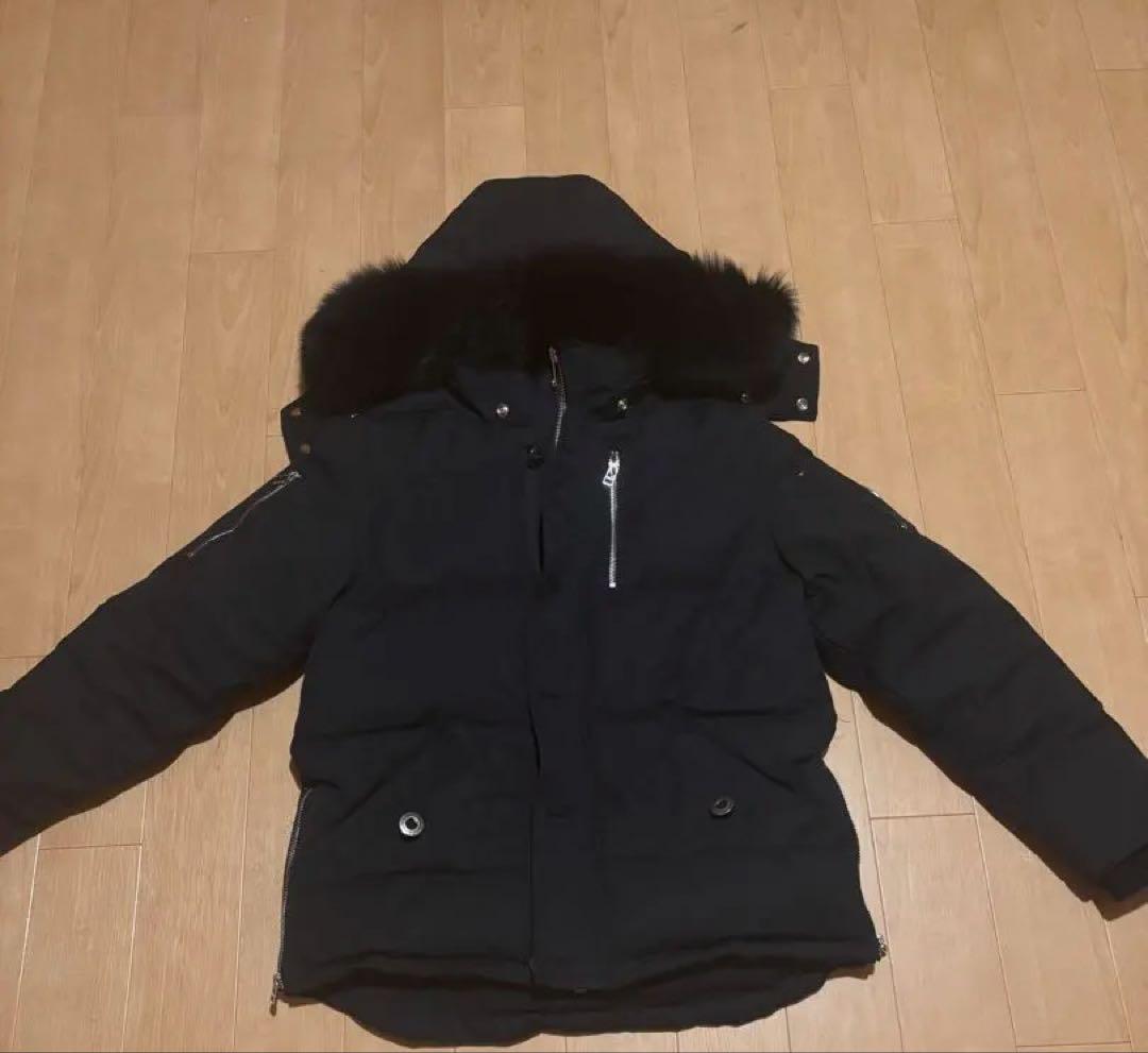 MOOSE KNUCKLES ダウンジャケット ブラックSサイズ