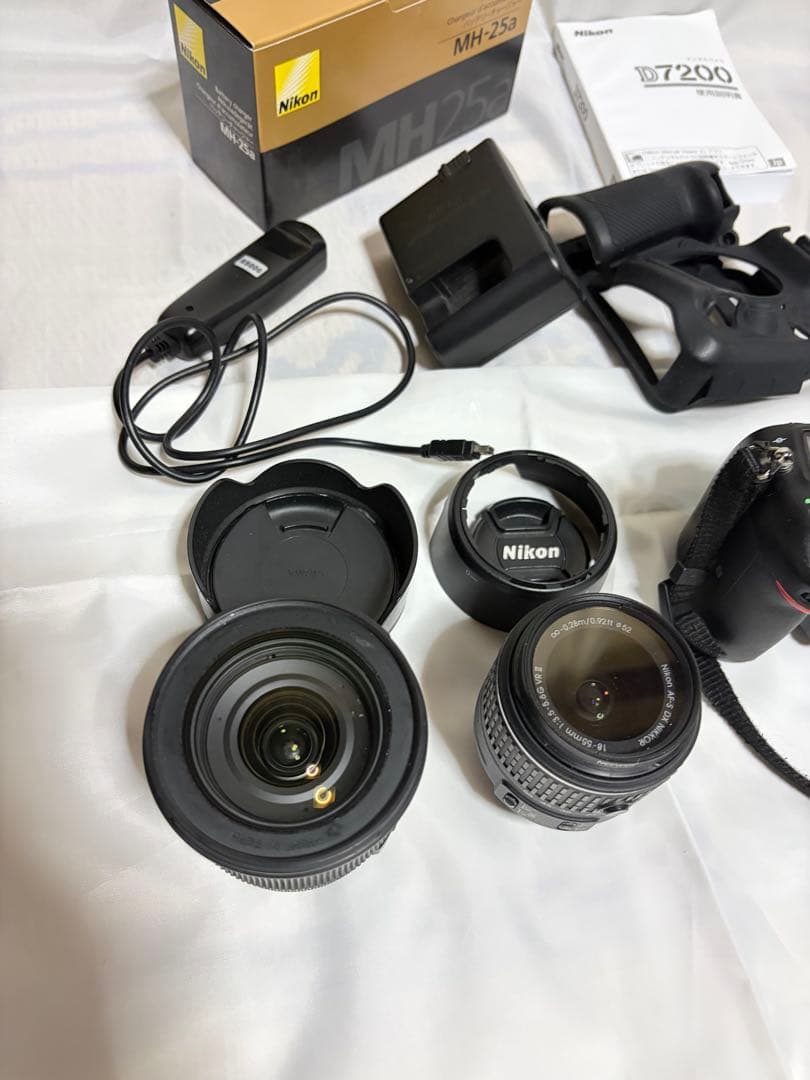NikonD7200レンズ2本セットSIGMA17-70mm付属品完備おまけ付