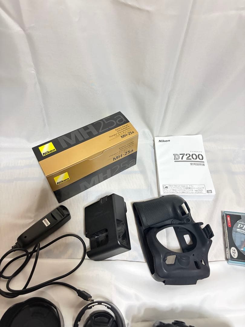 NikonD7200レンズ2本セットSIGMA17-70mm付属品完備おまけ付