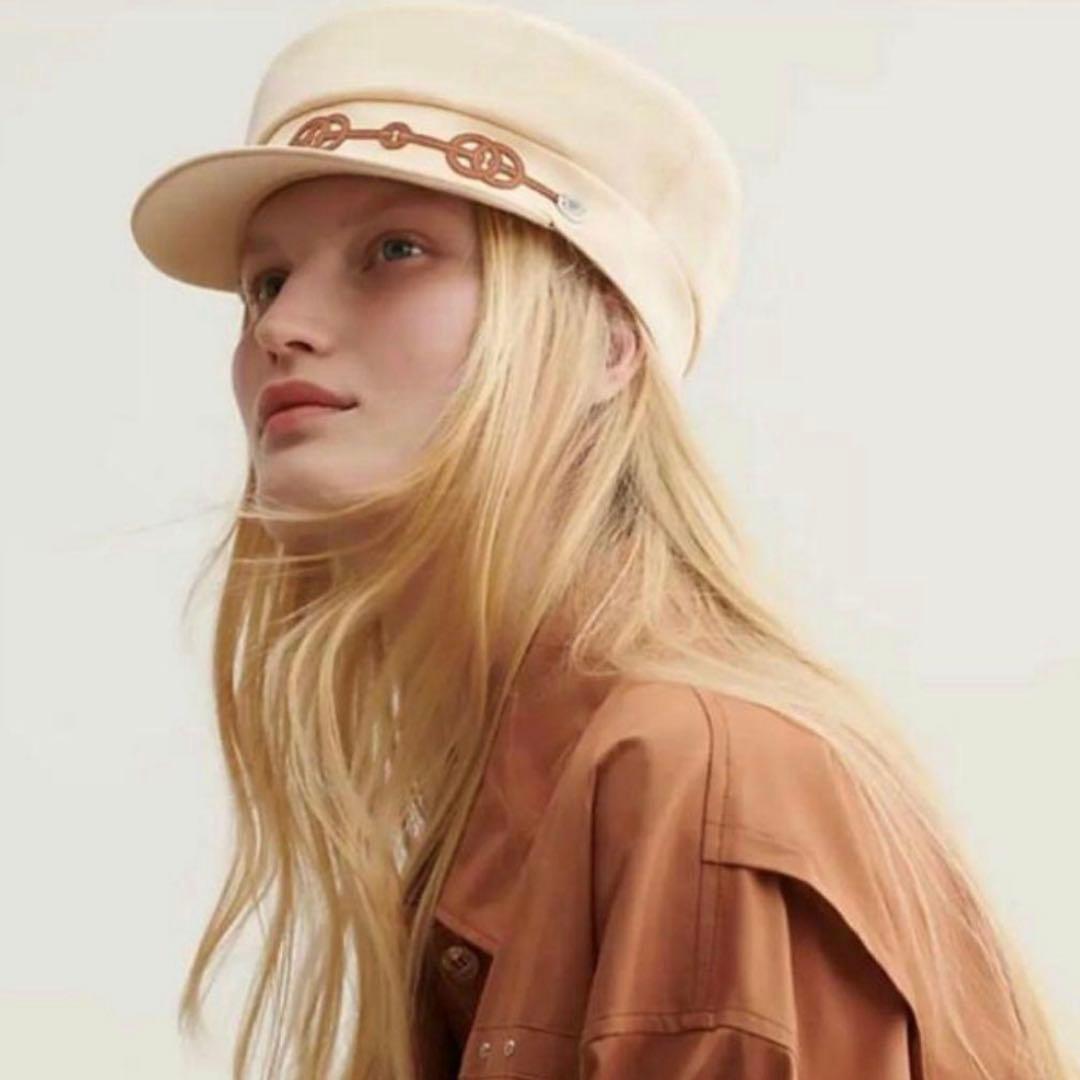 と*う様 エルメス　定番キャスケット　帽子　カブール・クリケテイス　HERMES