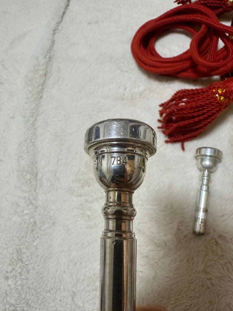 信号ラッパ　下倉楽器　ゴールド ケース付き