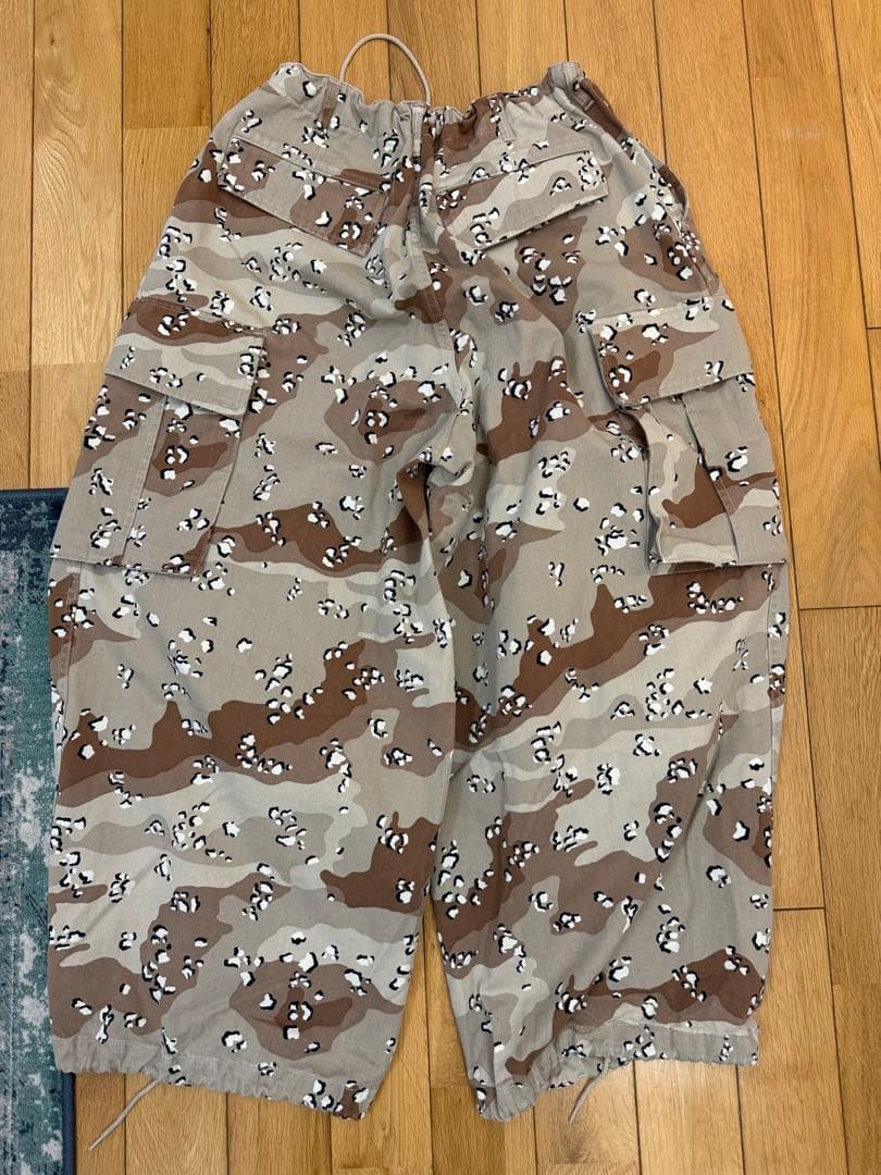 別注】Needles BEAMSBOY ヒザデルカーゴパンツ チョコチップカモ