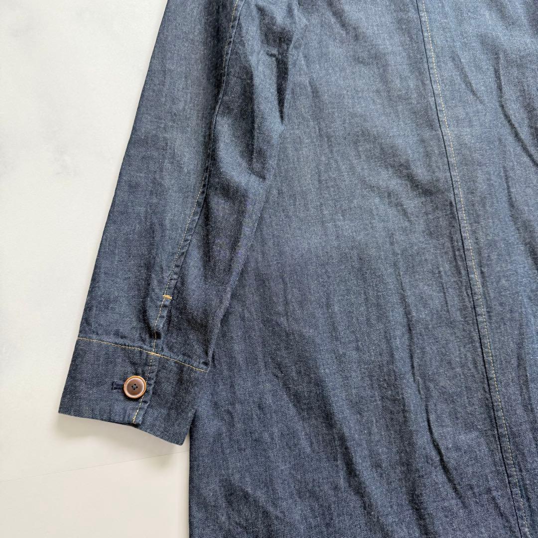 パラスパレス　ダンガリーシャツワンピース　バックスリット　2 日本製