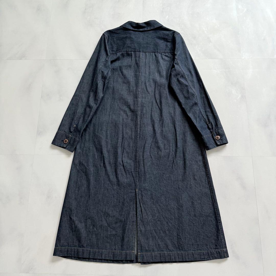 パラスパレス　ダンガリーシャツワンピース　バックスリット　2 日本製