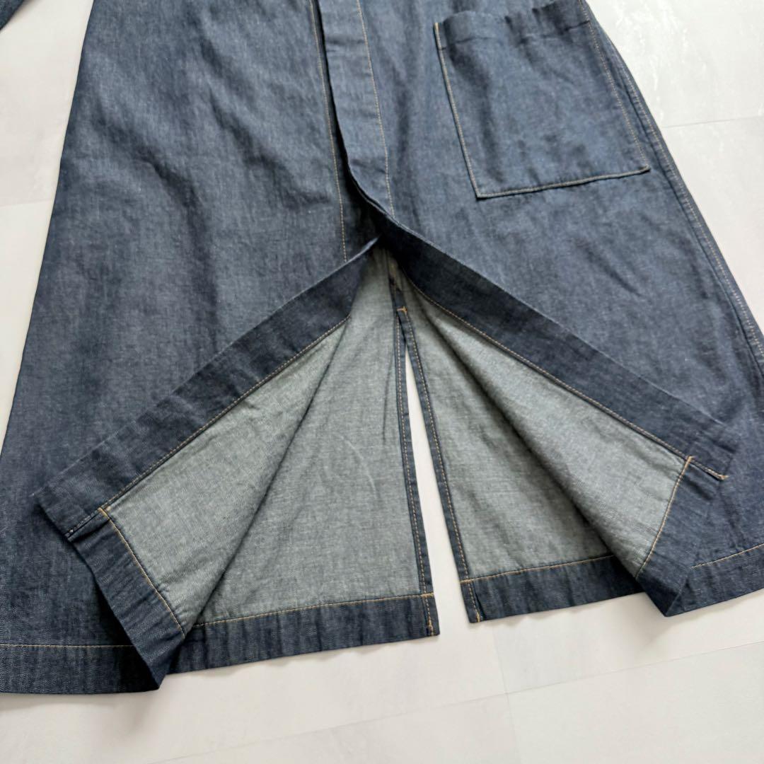 パラスパレス　ダンガリーシャツワンピース　バックスリット　2 日本製