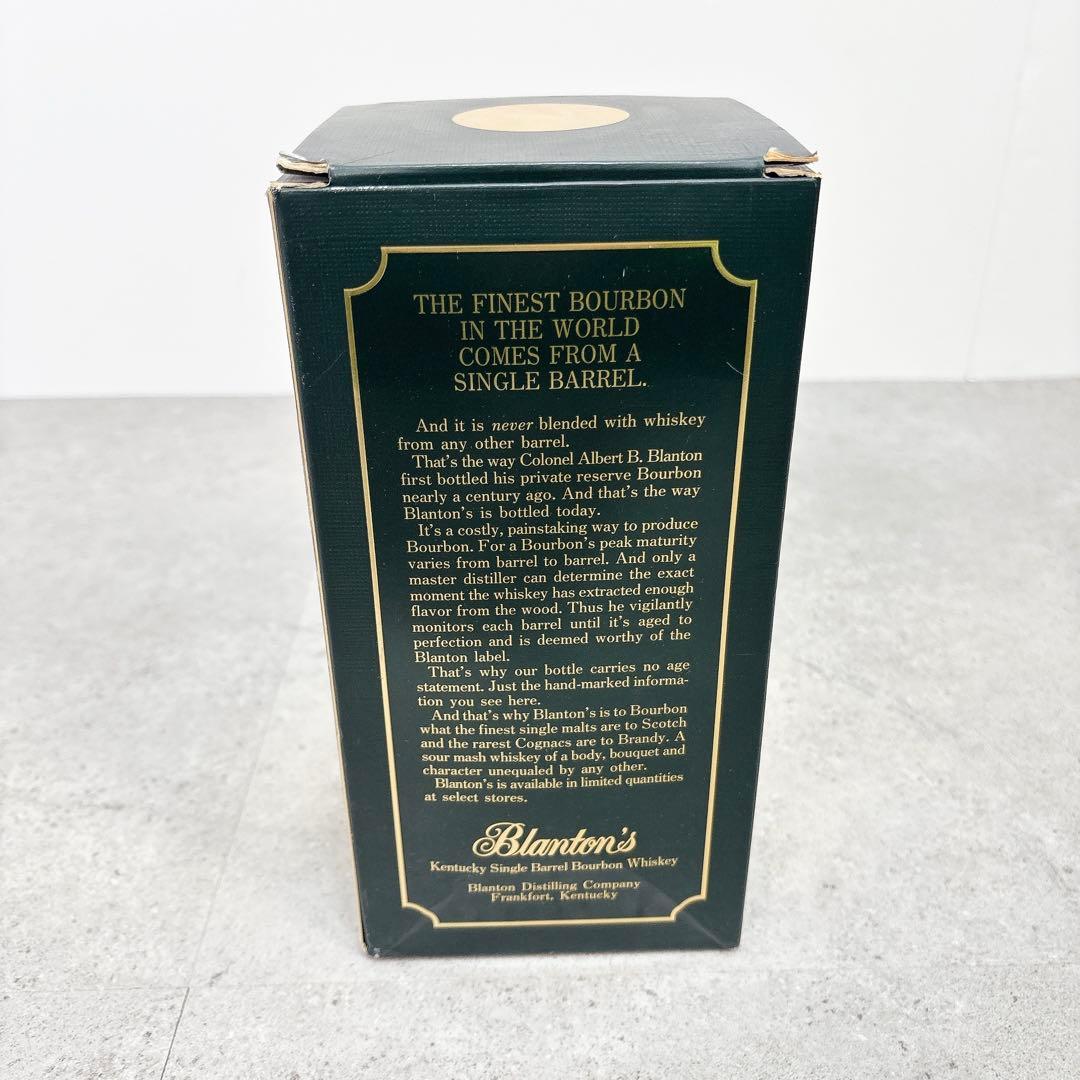Blanton's ブラントン シングルバレル ウイスキー 750ml 元箱付②