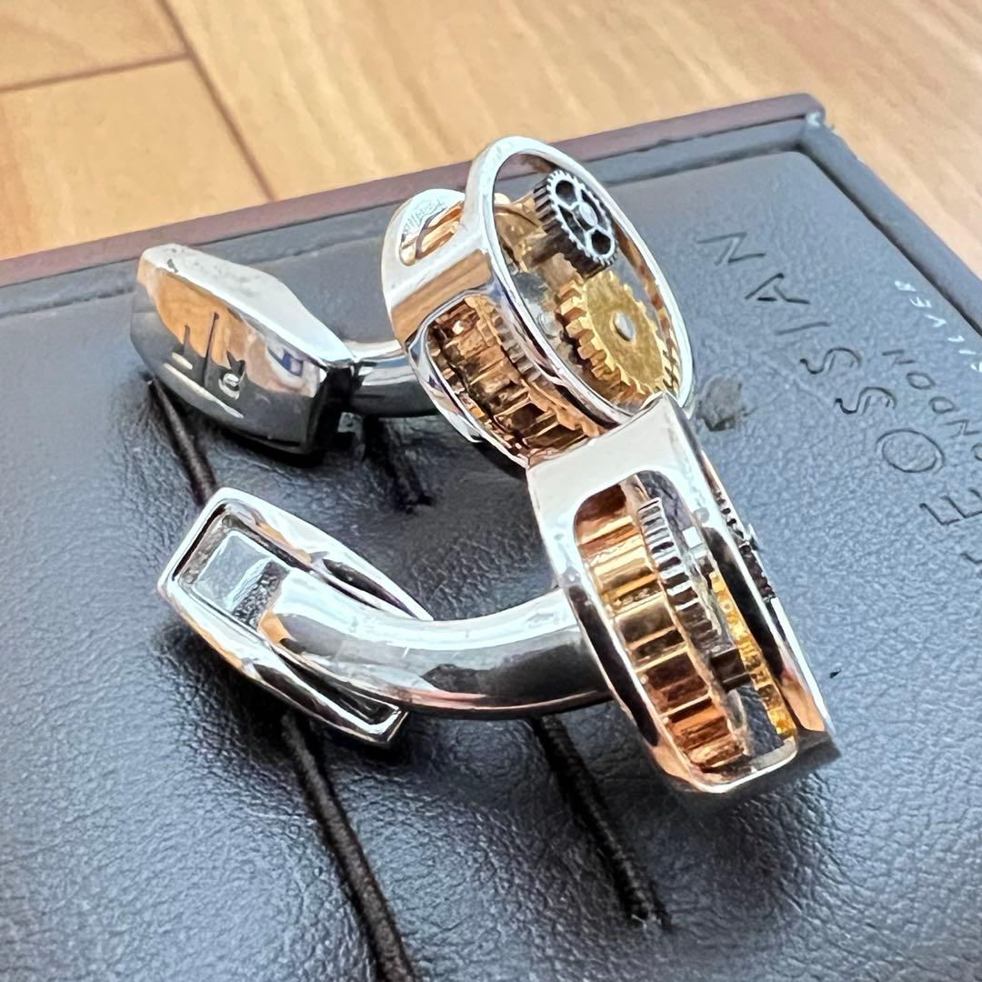 ★超美品★高級！タテオシアン★TATEOSSIAN★ロンドン★カフス★シルバー