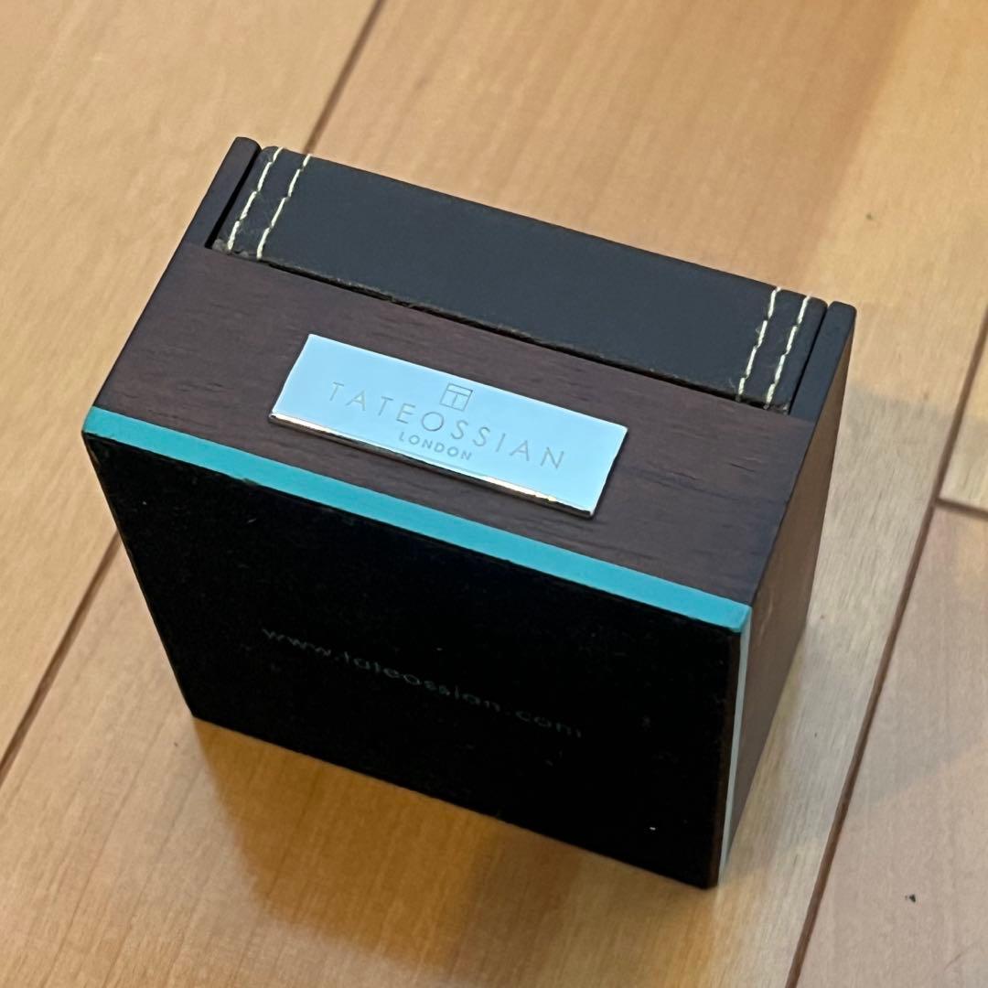 ★超美品★高級！タテオシアン★TATEOSSIAN★ロンドン★カフス★シルバー