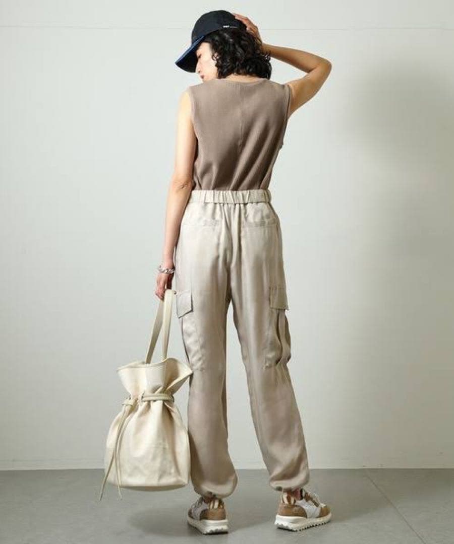 ウィムガゼットMarisolコラボキュプラフィブリルカーゴパンツ