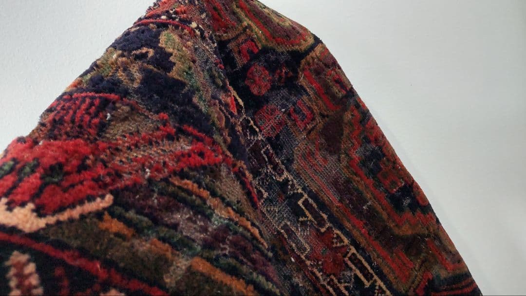 トライバルラグ　アフガン　敷物　ヴィンテージ