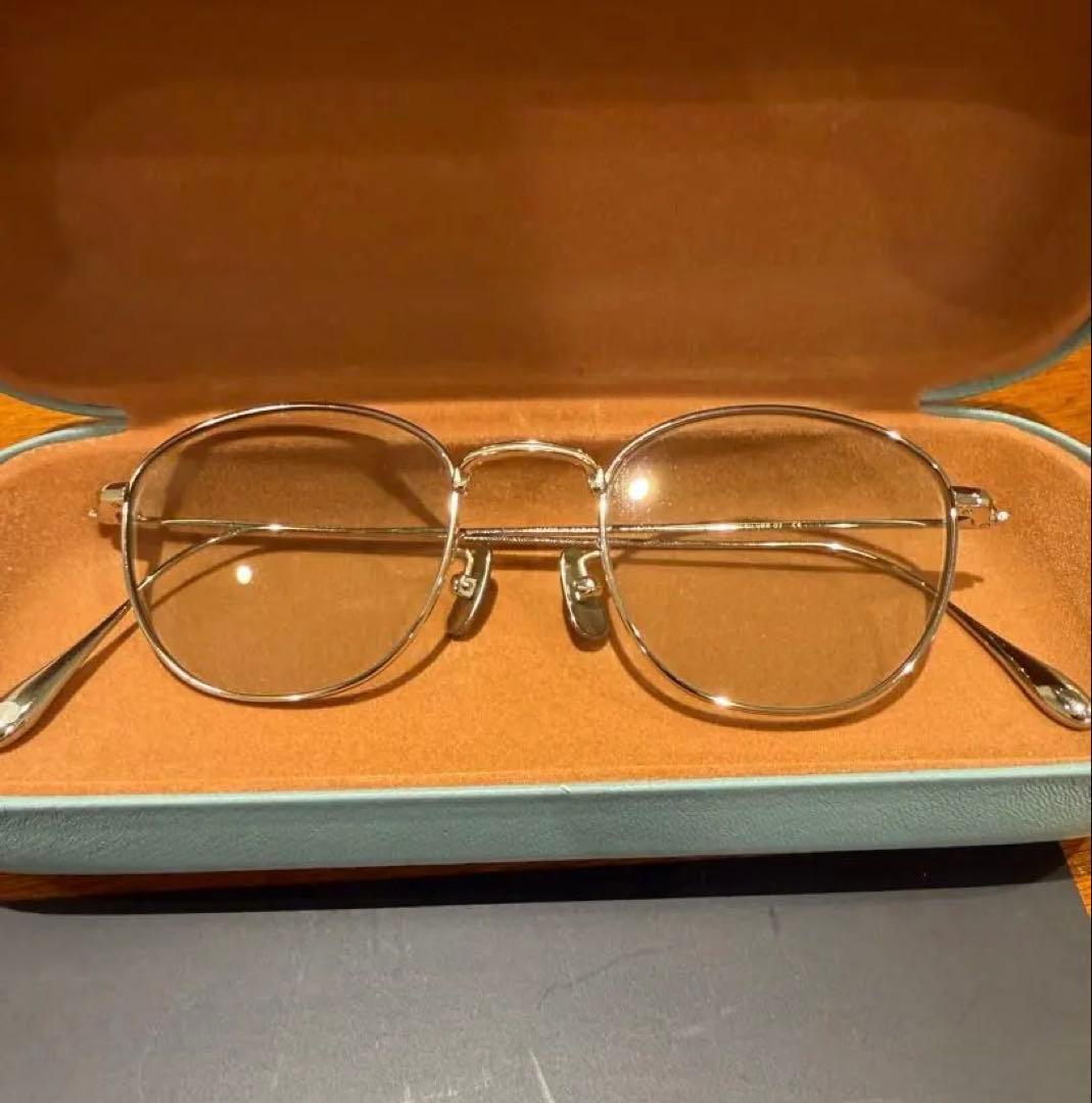 ノチノオプティカル　KOUGETSU #2 OVY KAJA シルバーフレーム