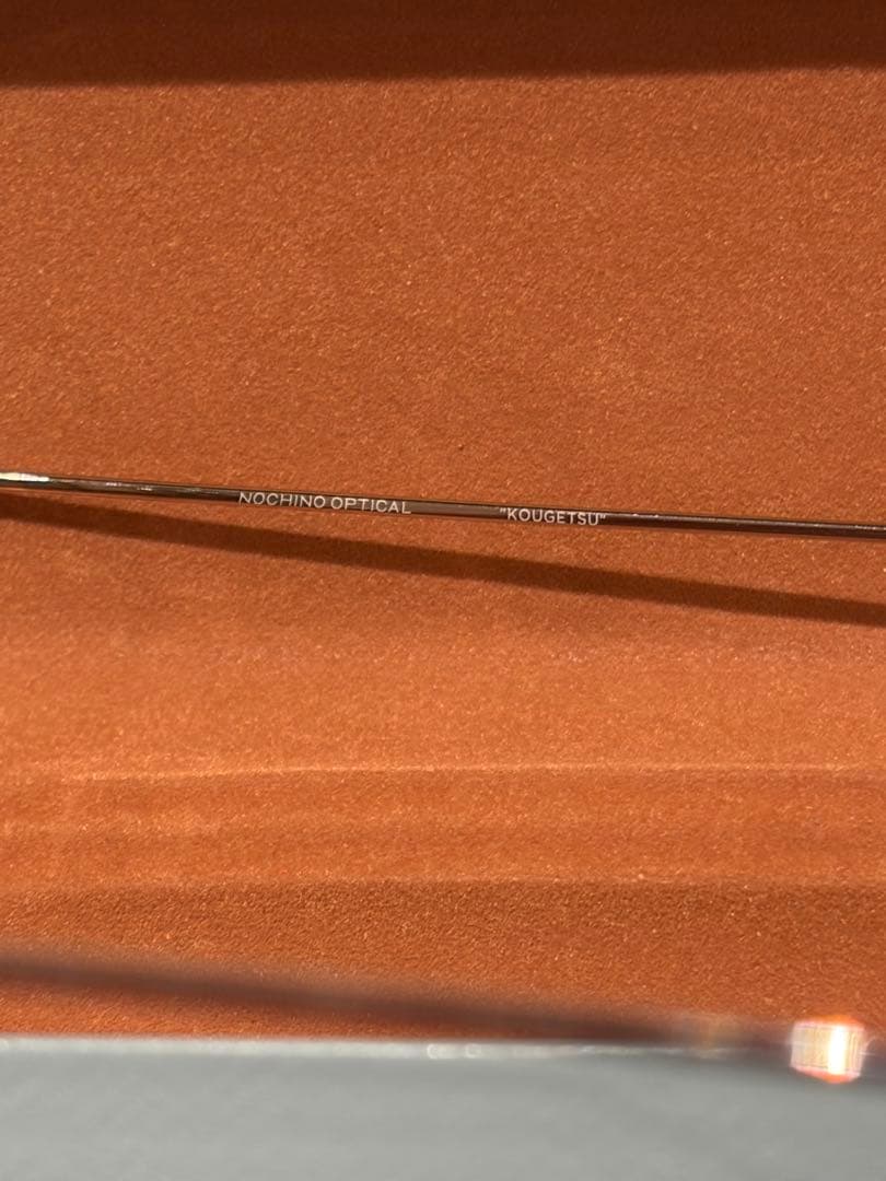 ノチノオプティカル　KOUGETSU #2 OVY KAJA シルバーフレーム