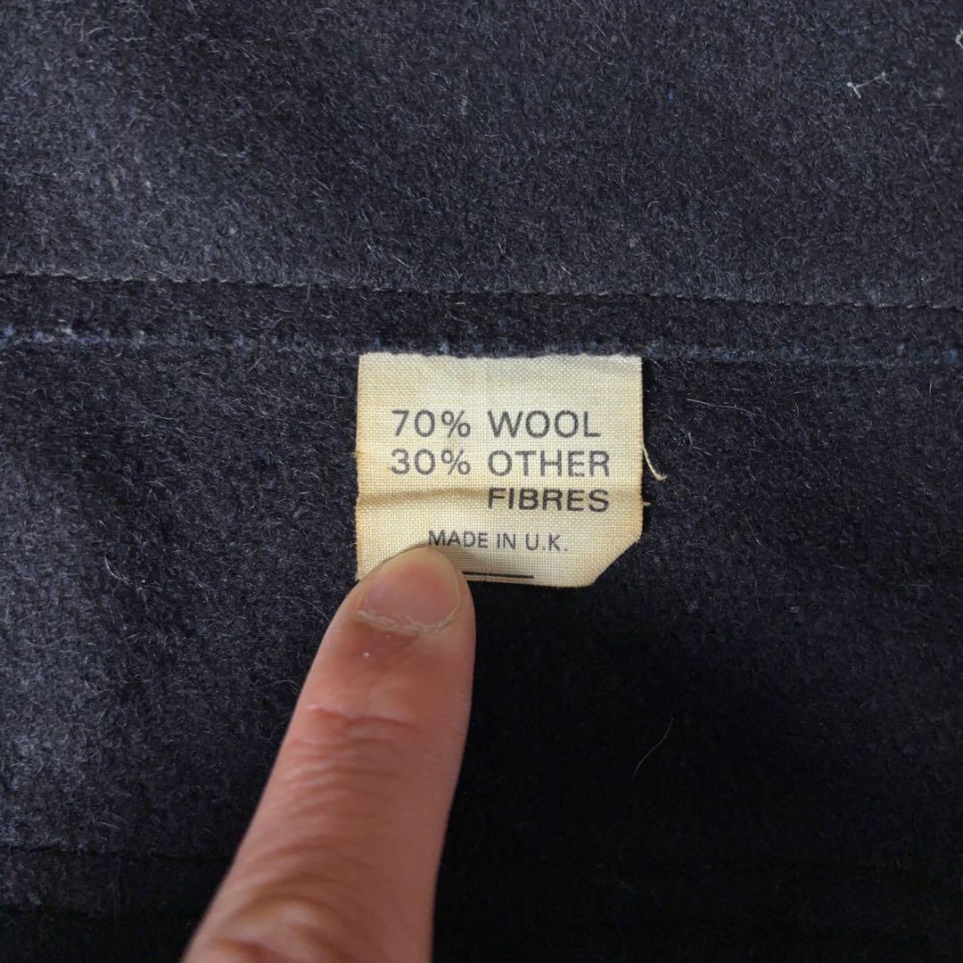 70s UK製 Melton Wool Work Jacket